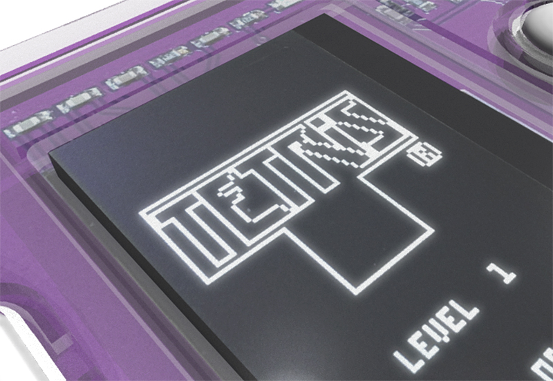 Illustration for article titled A Tiny Tetris-Playing Business Card Is Your New Discreet Distraction